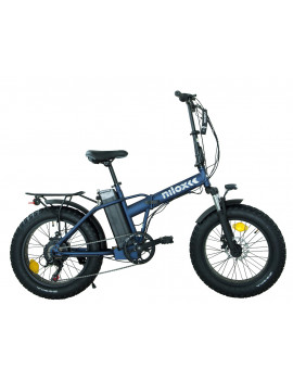 NILOX 30NXEB20VFM2V6 E-BIKE FAT ACCIAIO 36V 10AH R.20" AUT.60KM K10+ BLU