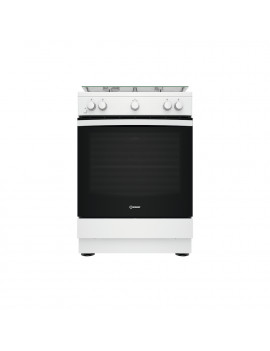INDESIT IS67G1KMWE1 CUCINA 60CM 4 FUOCHI FORNO A GAS XL CON GRILL BIANCO CL.A+