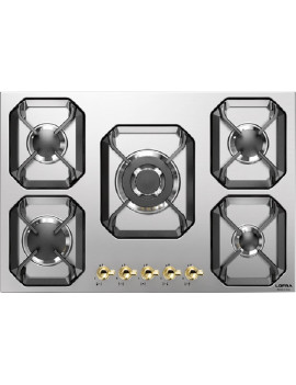 LOFRA HRS7AO PIANO COTTURA 70X50 CM INOX 5 BRUCIATORI 1 TRIPLA CORONA