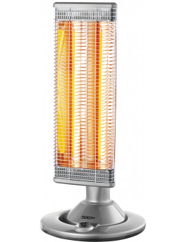 SEKOM SCS1200CRS STUFA AL CARBONIO A TORRE 500/1200 WATT VERTICALE/ORIZZONTALE