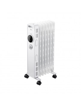 MIDEA NY150720ME RADIATORE A OLIO 7 ELEMENTI 3 TEMPERATURE BIANCO