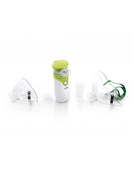 LAICA NE1005E AEROSOL NEBULIZZATORE PER BAMBINI 2 BATTERIE 1.5V AA BIANCO/VERDE