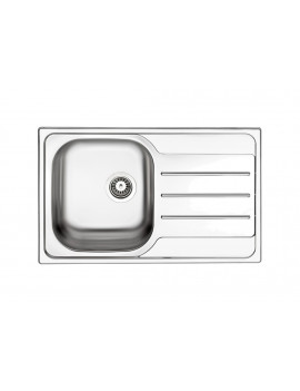 APELL OH791IRPC LAVELLO IN ACCIAIO INOX PRELUCIDO 79x50 Cm GOCCIOLATOIO DESTRO