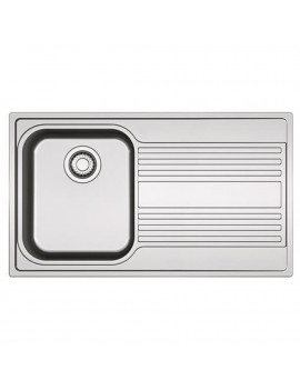 FRANKE RPX61186DX LAVELLO 86 CM 1 VASCA GOCCIOLATOIO DESTRA RAPID INOX SATINATO