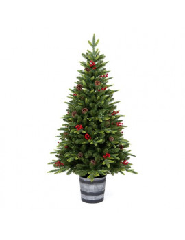 Albero di natale Vaso pigne e bacche Amicasa
