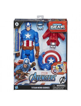 Personaggio Capitan America Titan Blast Hasbro