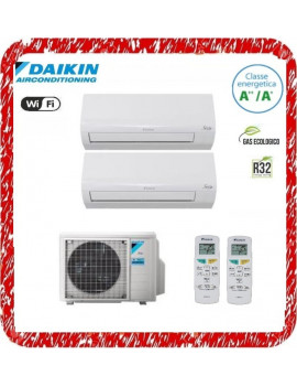 DAIKIN 2AMXF50A+ATXF25G+ATXF25G CONDIZIONATORE DUAL 9+9 BTU CON WIFI A++ A+