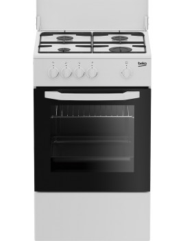 BEKO CSG42009DW CUCINA 50CM 4 FUOCHI FORNO A GAS BIANCO CL.A