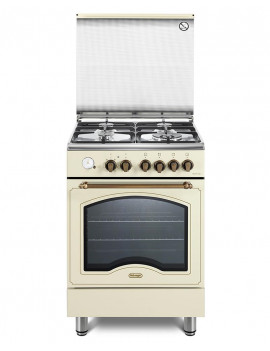 DE LONGHI PEMB664CLSG CUCINA GAS 4 FUOCHI FORNO ELETTRICO VENTILATO 74LT CE A