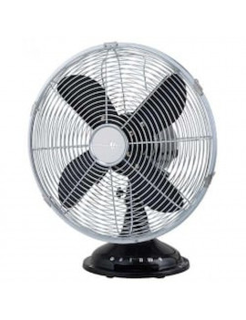 SMARTWAY SVT40XMB VENTILATORE DA TAVOLO 50 WATT PALA 40 CM 3VELOCITà NERO