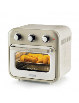 ARIETE 4632 FORNO FORNETTO ELETTRICO 1400WATT 16LT TIMER AIRFRYER VINTAGE BEIGE