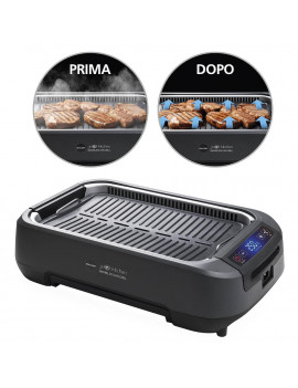 MACOM 849 BISTECCHIERA GRILL DA CONTATTO 1500 WATT SMOKELESS FAN GRILL