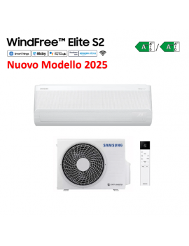 SAMSUNG WINDFREE ELITE S2 CONDIZIONATORE 9000 BTU WIFI 21MILA MICROFORI A+++