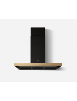 ELICA BIO @ BLRO/A/90 CAPPA A PARETE 90 CM NERO RUVIDO CL.A++