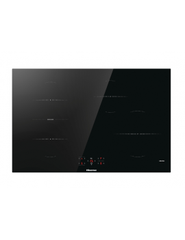 HISENSE HI8421BSC PIANO COTTURA INDUZIONE NERO 80 CM 4 ZONE BRIDGE TIMER