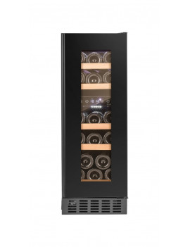 TEMPTECH OX30DRB CANTINA VINI DA INCASSO 30CM 81H 17 BOTTIGLIE NERO CLASSE F