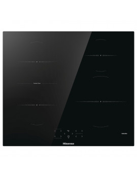 HISENSE HI621FM PIANO COTTURA ELETTRICO 4 ZONE 60CM VETRO NERO TOUCH